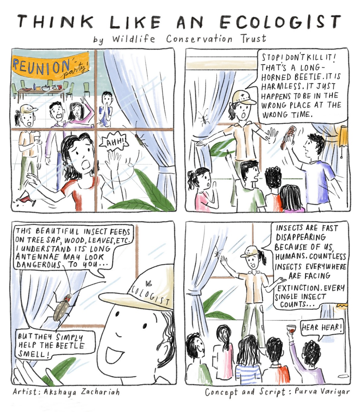 Think Like an Ecologist – A comic series by WCT
