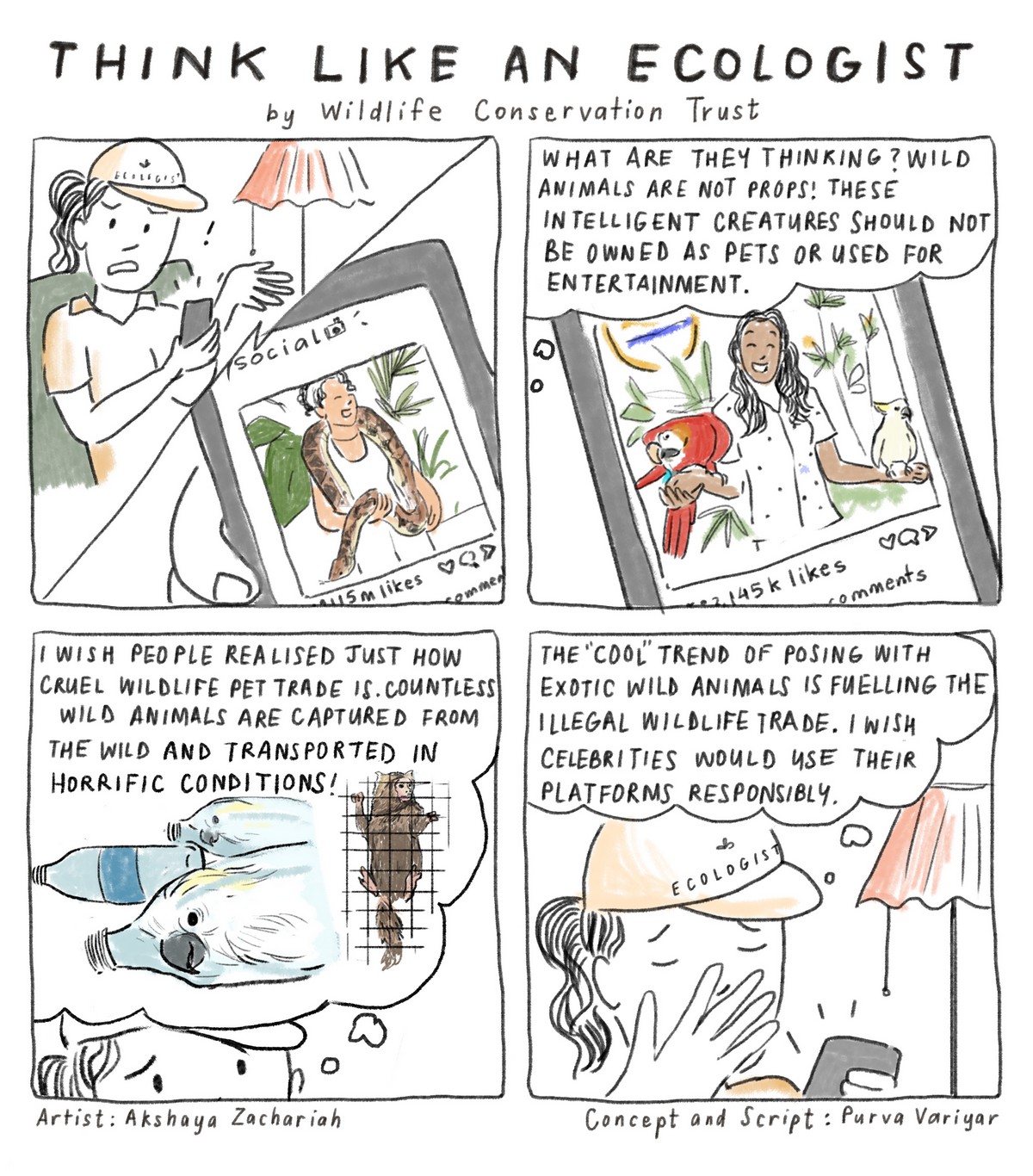 Think Like an Ecologist – A comic series by WCT