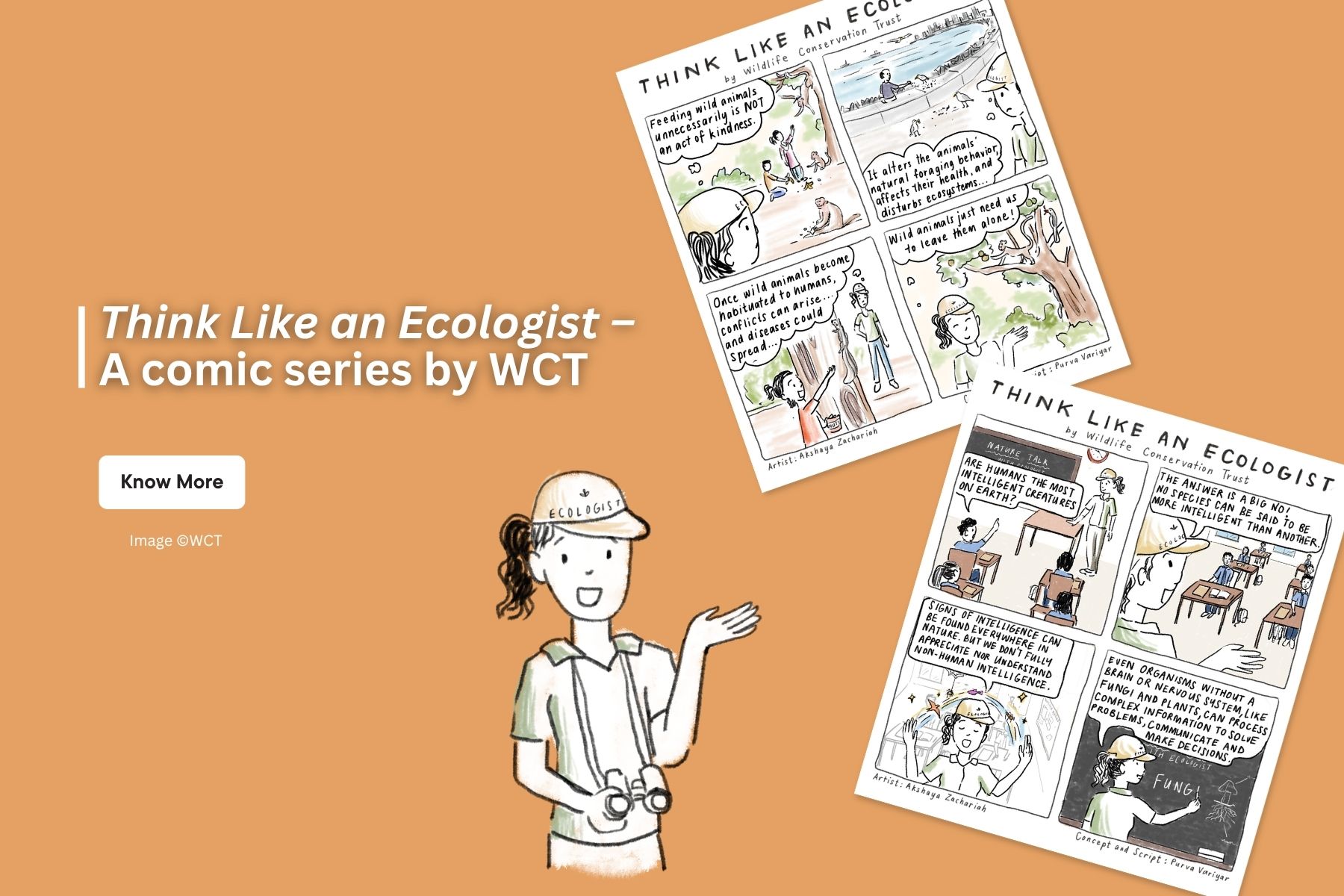 Think Like an Ecologist – A comic series by WCT