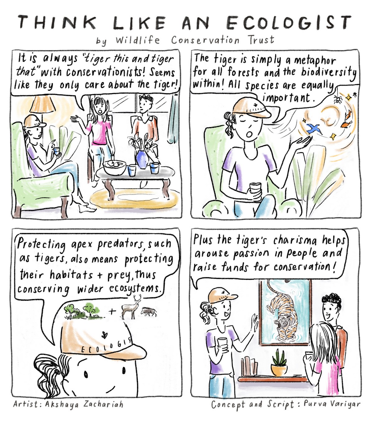 Think Like an Ecologist – A comic series by WCT